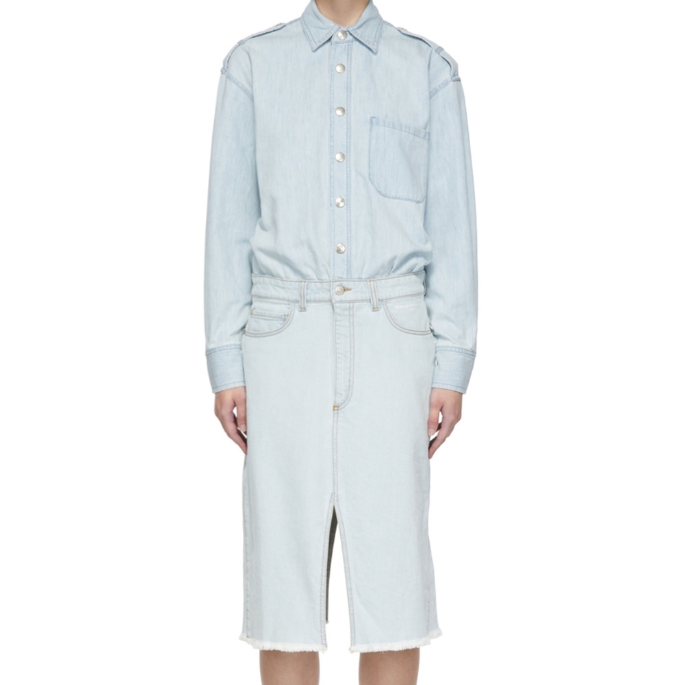 Stella McCartney denim shirt dress size 40